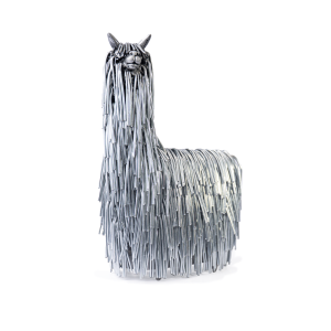 Alpaca Suri de Alambre Galvanizada , Fibras y Hebras