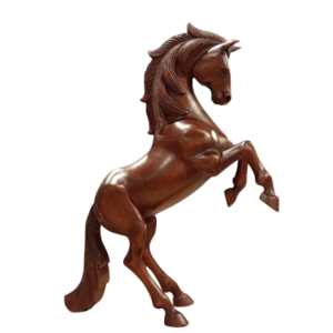 Caballo Parado De Madera