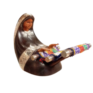 Tejedora Estilizada Con Plata