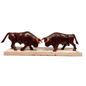 Pareja Toros Truncos